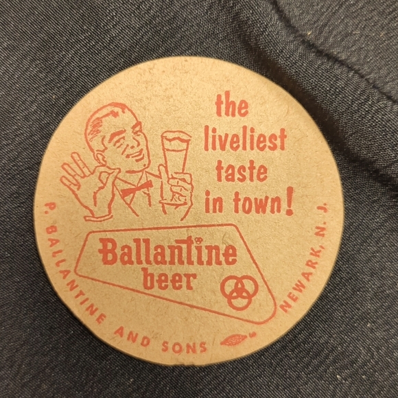 Ballantine Beer Coasters 1960's Never Used - Picture 1 of 4